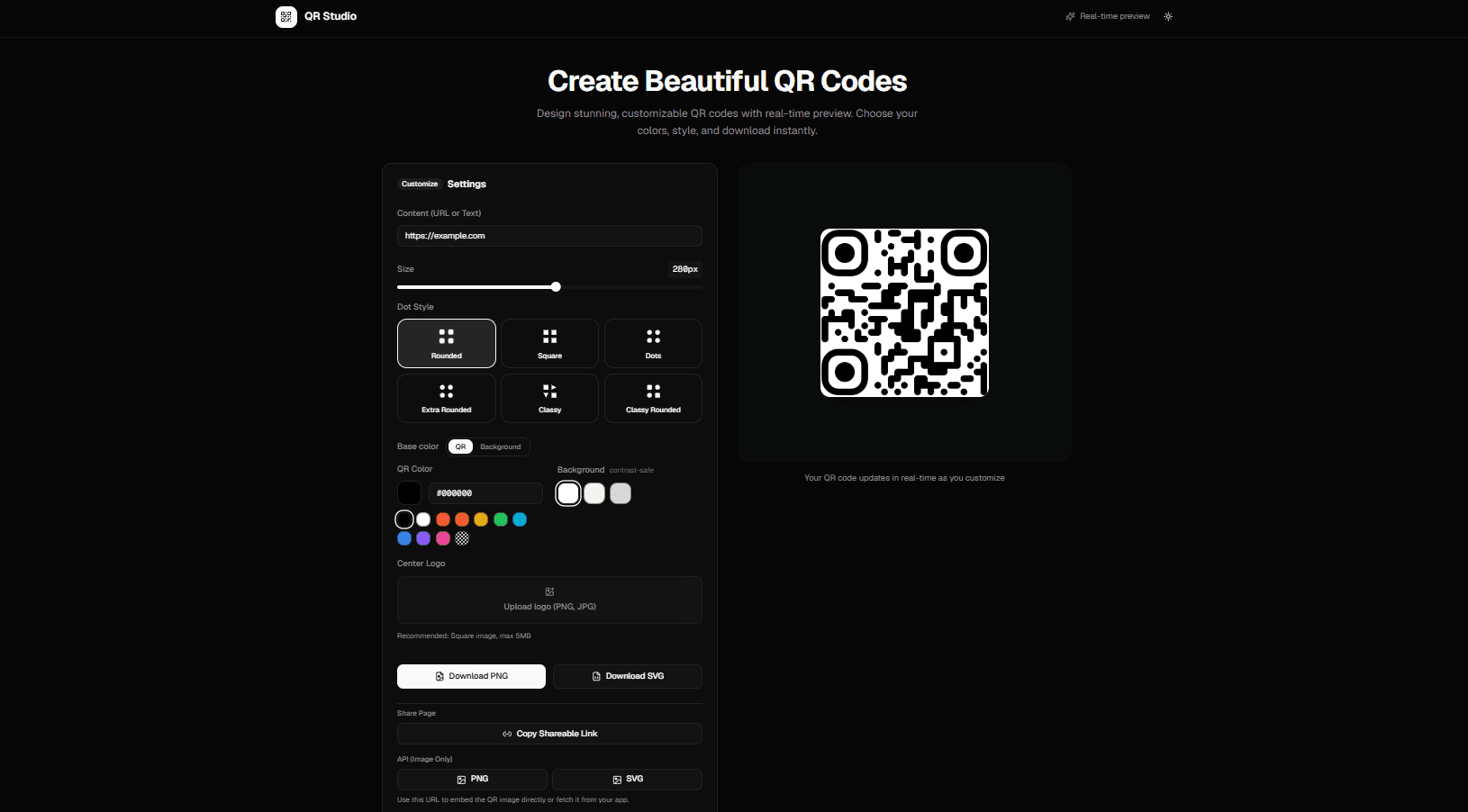 Captura de QR Studio